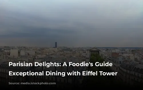 Parisian Delights: A Foodie's Guide to Exceptional Dining with Eiffel Tower Views