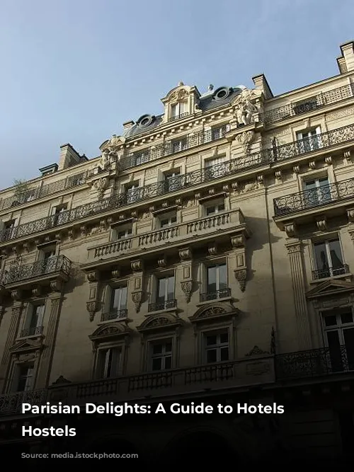 Parisian Delights: A Guide to Hotels and Hostels