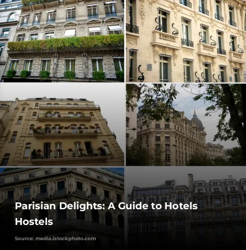 Parisian Delights: A Guide to Hotels and Hostels