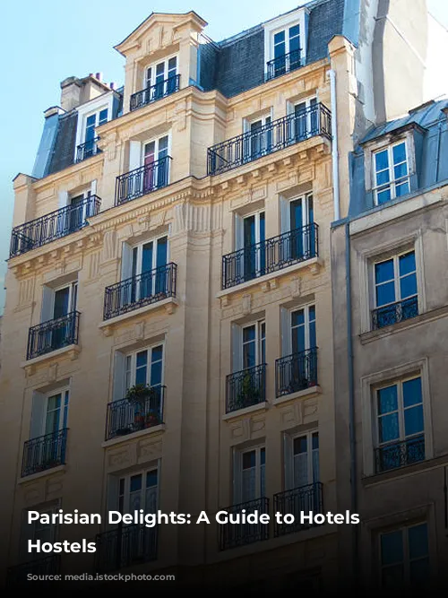 Parisian Delights: A Guide to Hotels and Hostels