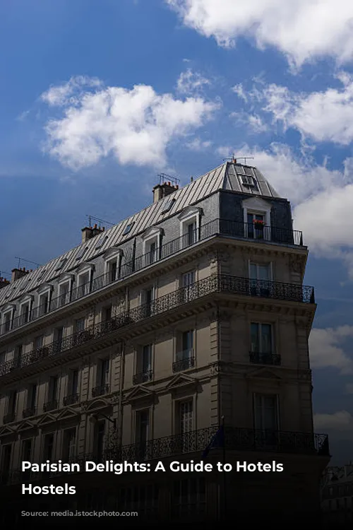 Parisian Delights: A Guide to Hotels and Hostels