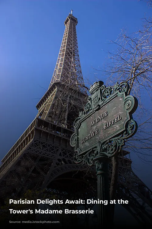 Parisian Delights Await: Dining at the Eiffel Tower's Madame Brasserie