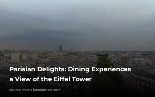  Parisian Delights: Dining Experiences with a View of the Eiffel Tower 