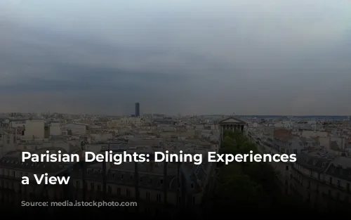 Parisian Delights:  Dining Experiences With a View