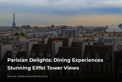 Parisian Delights: Dining Experiences with Stunning Eiffel Tower Views