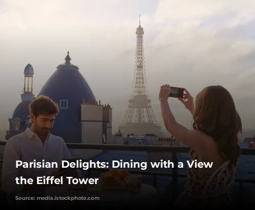 Parisian Delights: Dining with a View of the Eiffel Tower