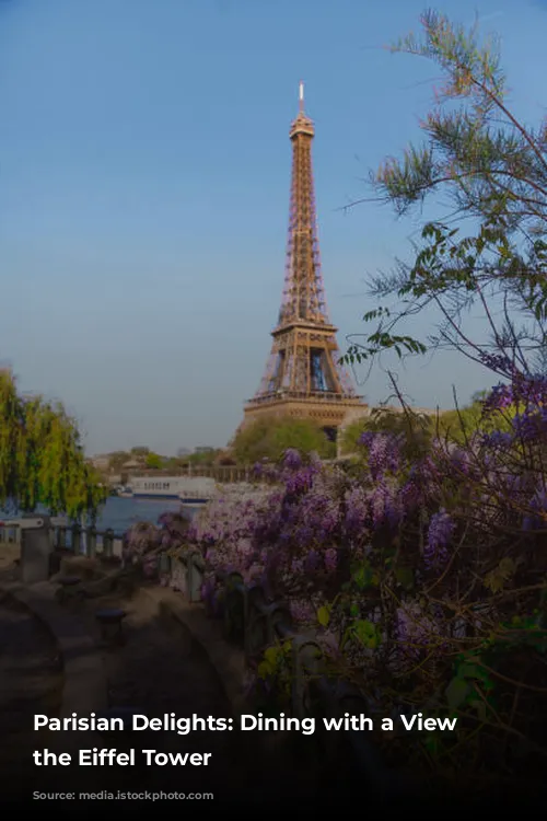 Parisian Delights: Dining with a View of the Eiffel Tower