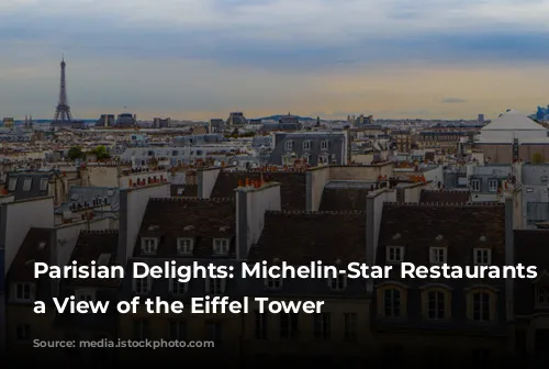 Parisian Delights: Michelin-Star Restaurants with a View of the Eiffel Tower