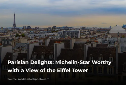 Parisian Delights: Michelin-Star Worthy Restaurants with a View of the Eiffel Tower