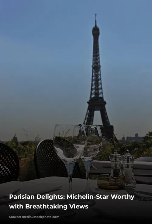 Parisian Delights: Michelin-Star Worthy Restaurants with Breathtaking Views