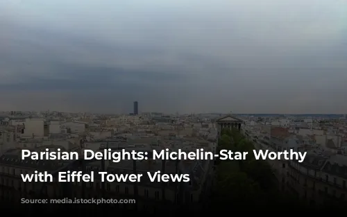 Parisian Delights: Michelin-Star Worthy Restaurants with Eiffel Tower Views