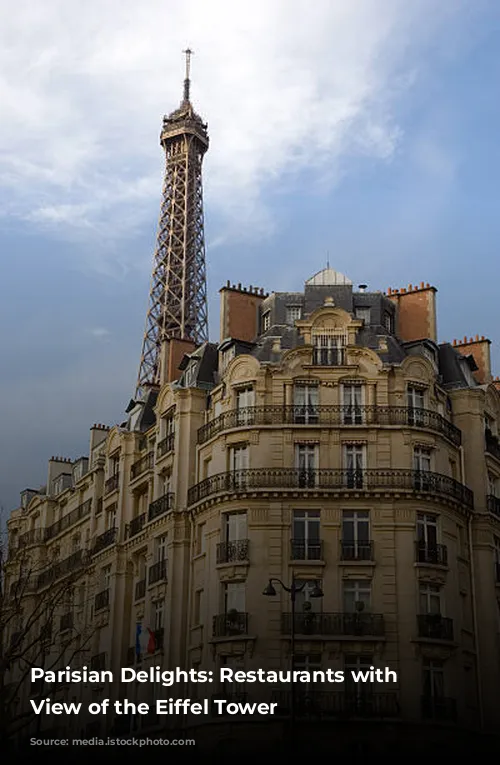 Parisian Delights: Restaurants with a View of the Eiffel Tower