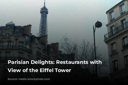 Parisian Delights: Restaurants with a View of the Eiffel Tower