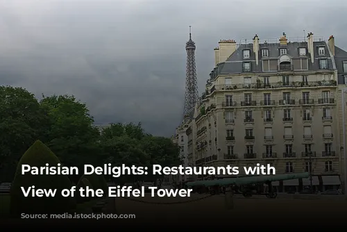 Parisian Delights: Restaurants with a View of the Eiffel Tower