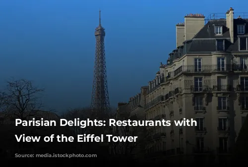 Parisian Delights: Restaurants with a View of the Eiffel Tower