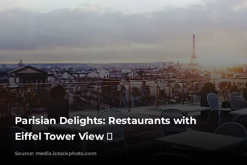 Parisian Delights:  Restaurants with an Eiffel Tower View 🗼