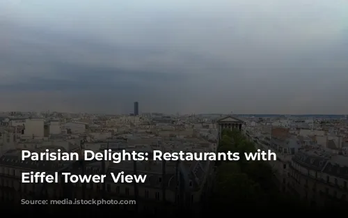 Parisian Delights: Restaurants with an Eiffel Tower View