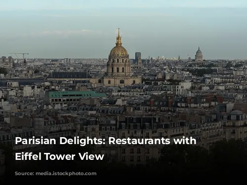 Parisian Delights: Restaurants with an Eiffel Tower View