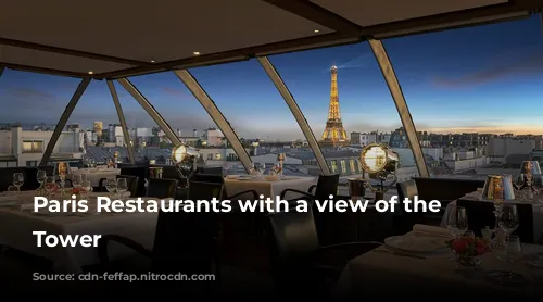 Paris Restaurants with a view of the Eiffel Tower