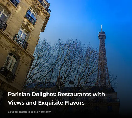 Parisian Delights: Restaurants with Stunning Views and Exquisite Flavors