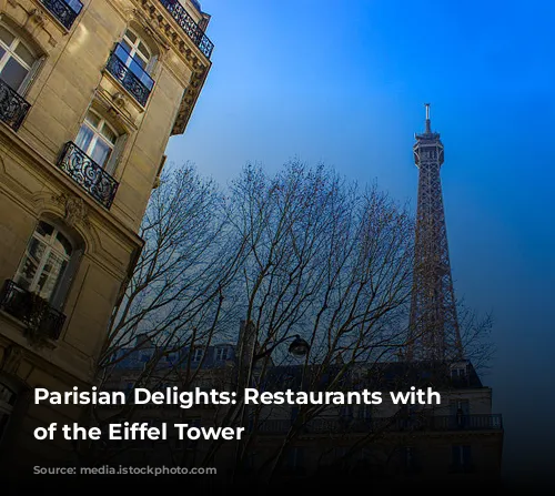 Parisian Delights: Restaurants with Views of the Eiffel Tower