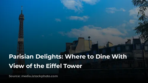 Parisian Delights: Where to Dine With a View of the Eiffel Tower