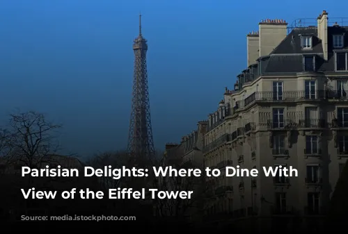 Parisian Delights: Where to Dine With a View of the Eiffel Tower