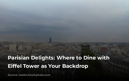 Parisian Delights: Where to Dine with the Eiffel Tower as Your Backdrop