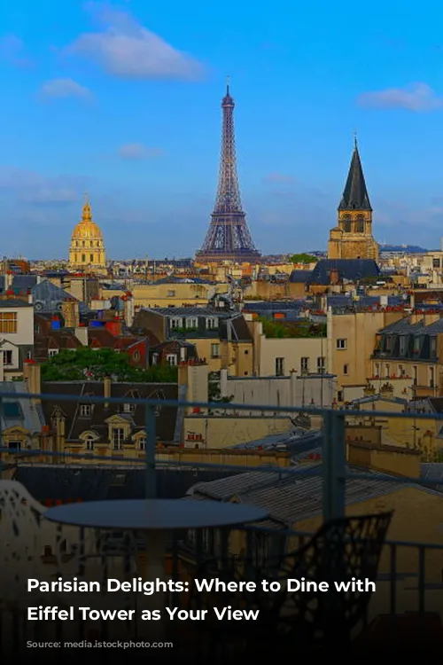 Parisian Delights: Where to Dine with the Eiffel Tower as Your View