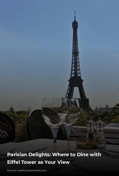 Parisian Delights: Where to Dine with the Eiffel Tower as Your View