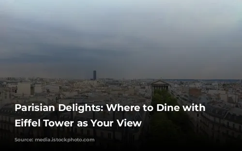 Parisian Delights: Where to Dine with the Eiffel Tower as Your View