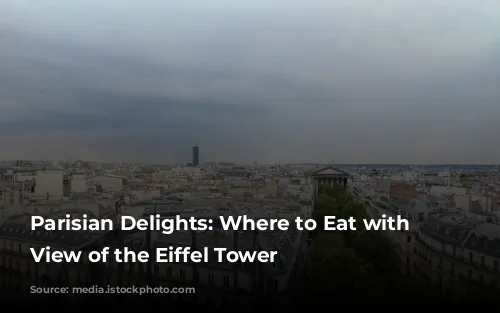 Parisian Delights: Where to Eat with a View of the Eiffel Tower