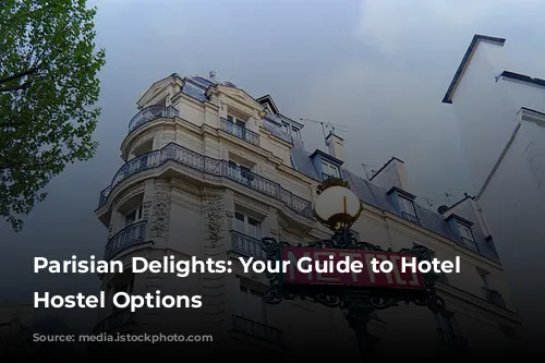 Parisian Delights: Your Guide to Hotel and Hostel Options