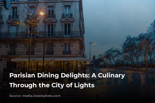 Parisian Dining Delights: A Culinary Adventure Through the City of Lights