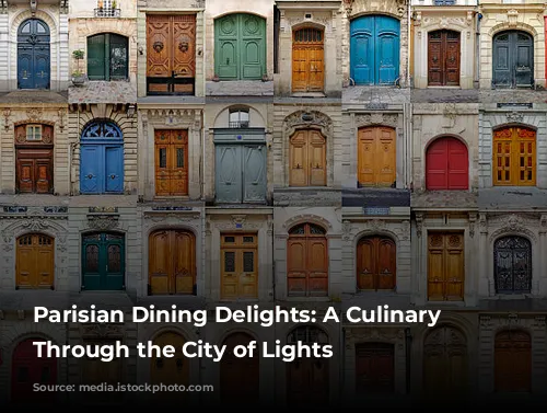 Parisian Dining Delights: A Culinary Adventure Through the City of Lights