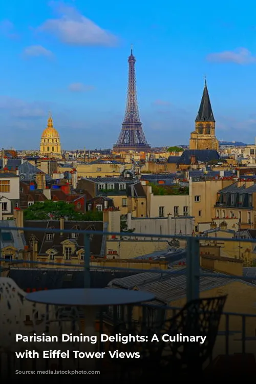 Parisian Dining Delights: A Culinary Journey with Eiffel Tower Views