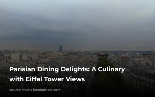 Parisian Dining Delights: A Culinary Journey with Eiffel Tower Views