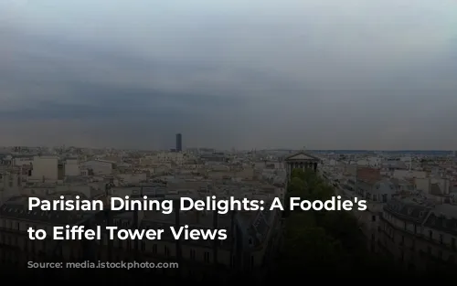 Parisian Dining Delights: A Foodie's Guide to Eiffel Tower Views