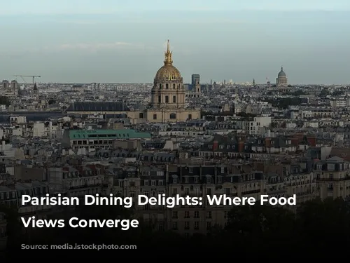 Parisian Dining Delights: Where Food and Views Converge