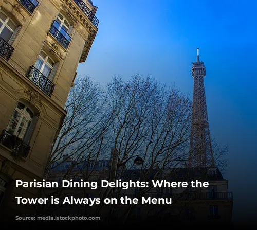 Parisian Dining Delights: Where the Eiffel Tower is Always on the Menu