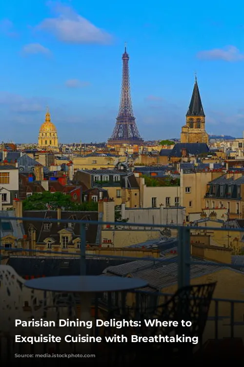  Parisian Dining Delights: Where to Savor Exquisite Cuisine with Breathtaking Views