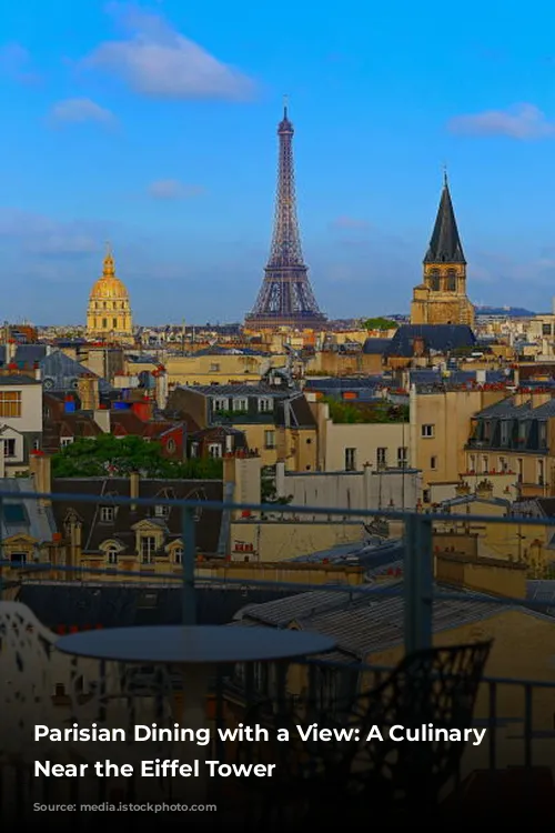 Parisian Dining with a View: A Culinary Adventure Near the Eiffel Tower