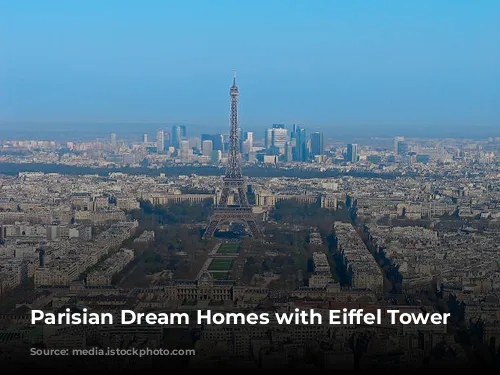 Parisian Dream Homes with Eiffel Tower Views