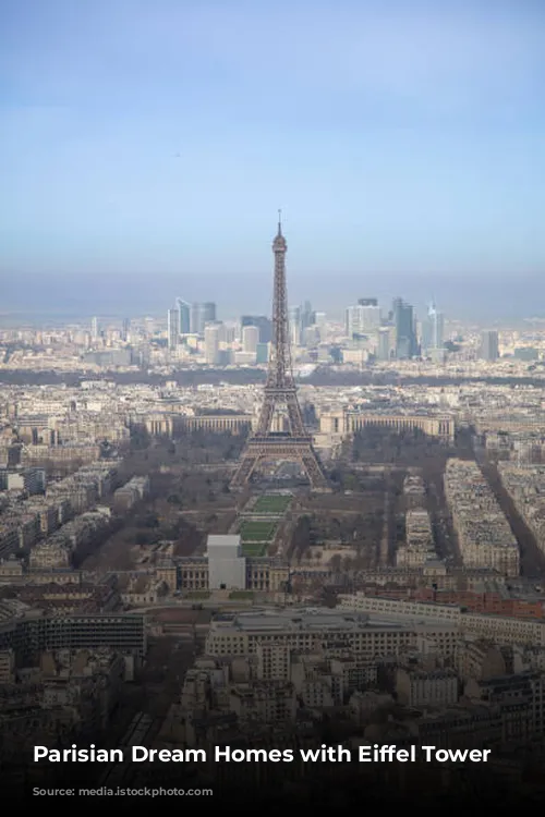 Parisian Dream Homes with Eiffel Tower Views