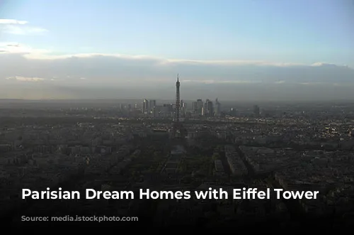 Parisian Dream Homes with Eiffel Tower Views