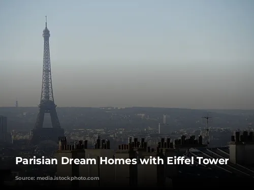 Parisian Dream Homes with Eiffel Tower Views