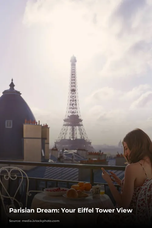 Parisian Dream: Your Eiffel Tower View Awaits!