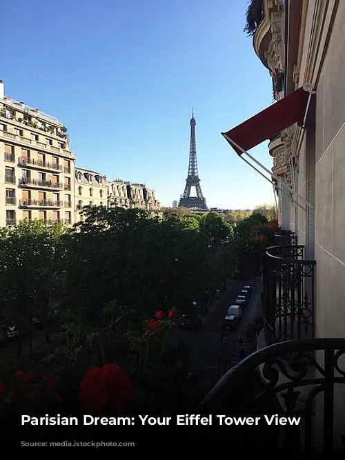 Parisian Dream: Your Eiffel Tower View Awaits!