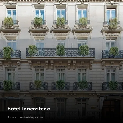 hotel lancaster c