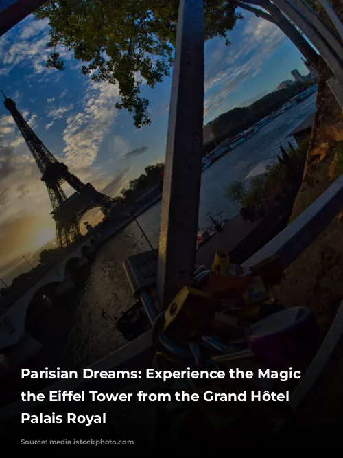 Parisian Dreams: Experience the Magic of the Eiffel Tower from the Grand Hôtel du Palais Royal